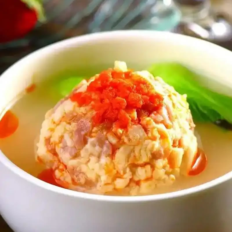 清炖蟹粉狮子头