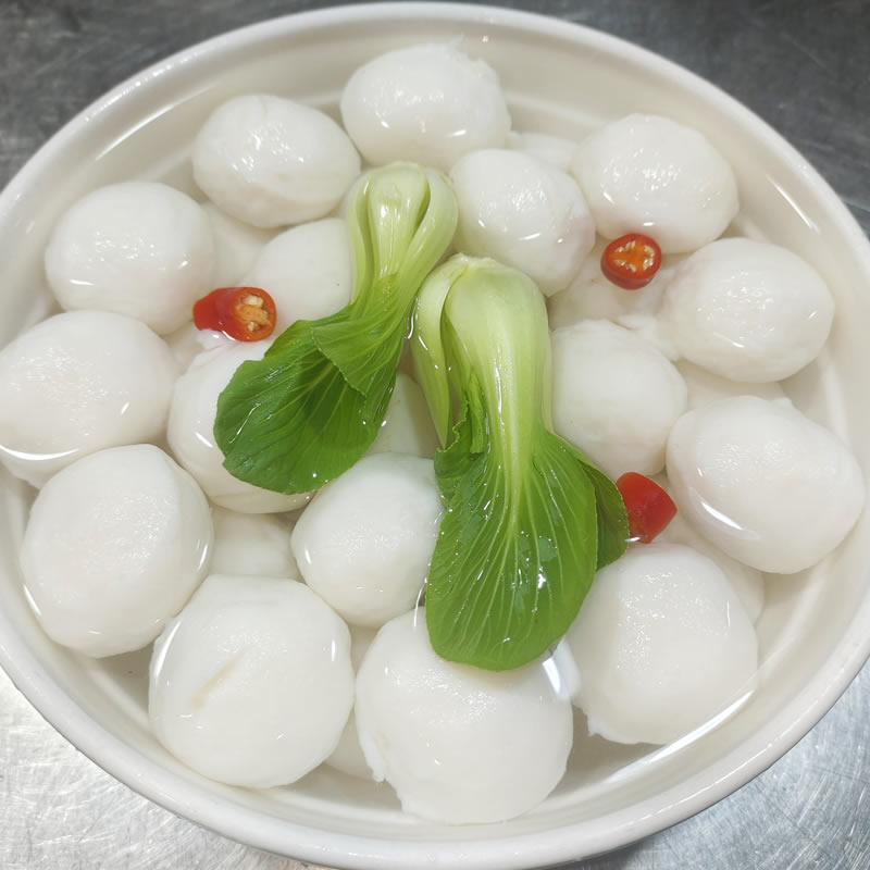 清汤素鱼圆